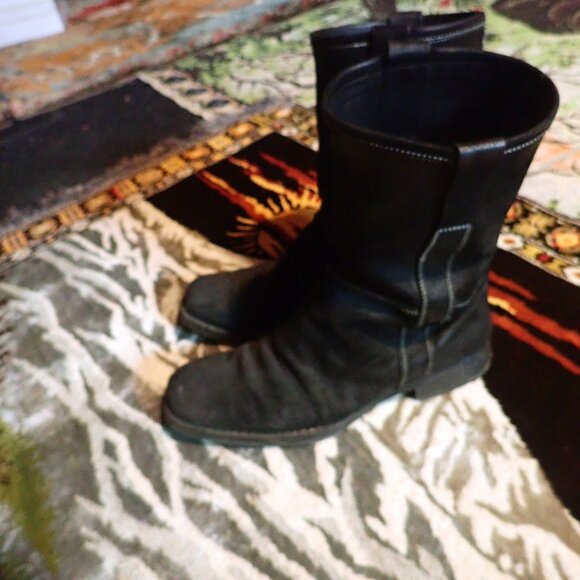 Buccaneer Style Leather - Suede Boots- Mens 10 - Picture 2 of 7